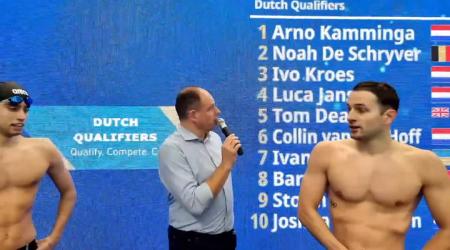 Arno Kamminga en Luca Janssen na de 200 school 