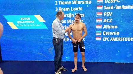 Dutch Qualifiers - Post race 800m vrije slag