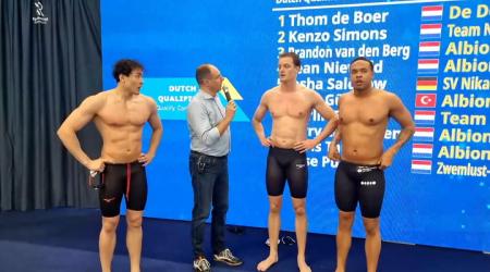 Thom de Boer, Kenzo Simons en Brandon van den Berg - 50 vrij