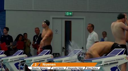 4 x 50m vrije slag - Nieuw Kampioenschapsrecord!