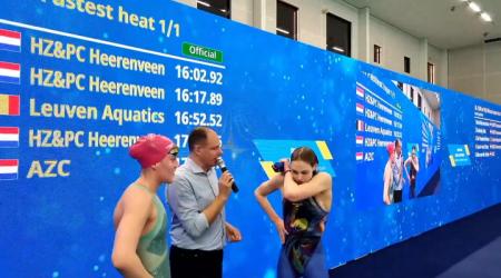 Marte Hieke van der Kamp en Hedwig Bold na de 1500 vrij